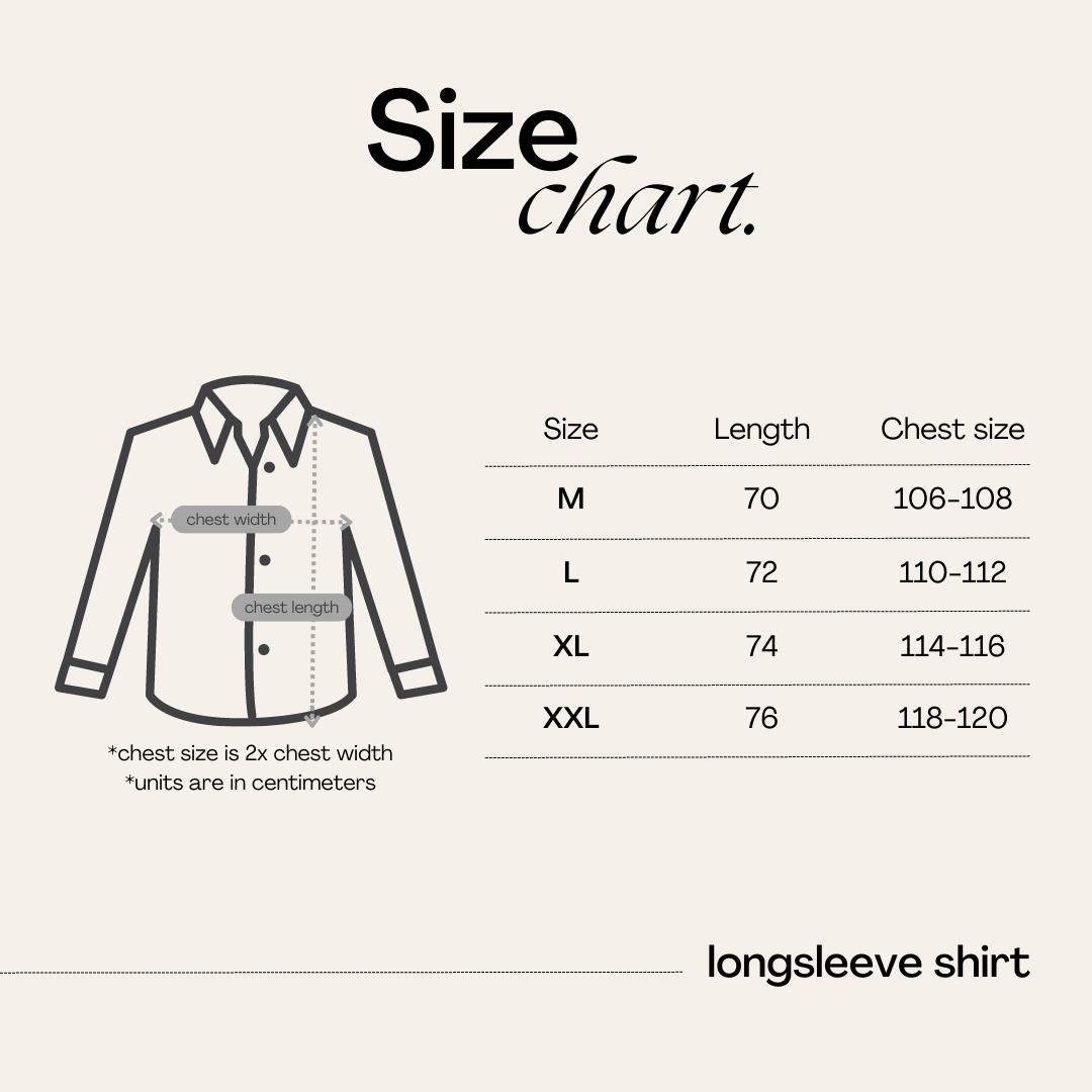Men's Batik Shirt Black Long Sleeve - Angga
