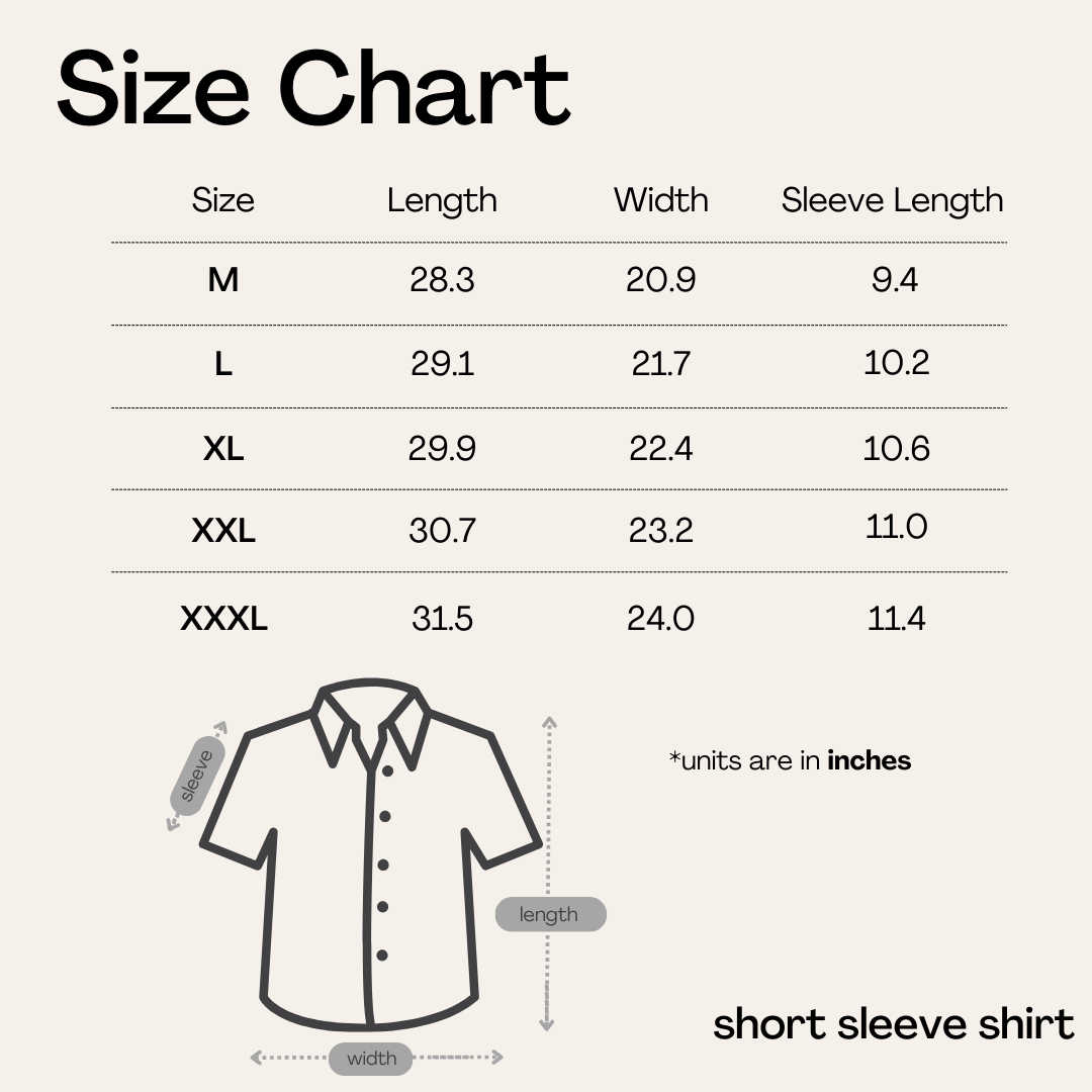 Men's Batik Shirt Gray Short Sleeve - Kembar