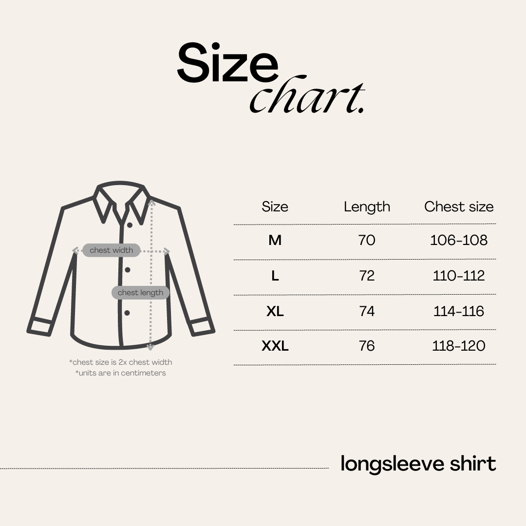 Men's Batik Shirt Black Long Sleeve - Elang