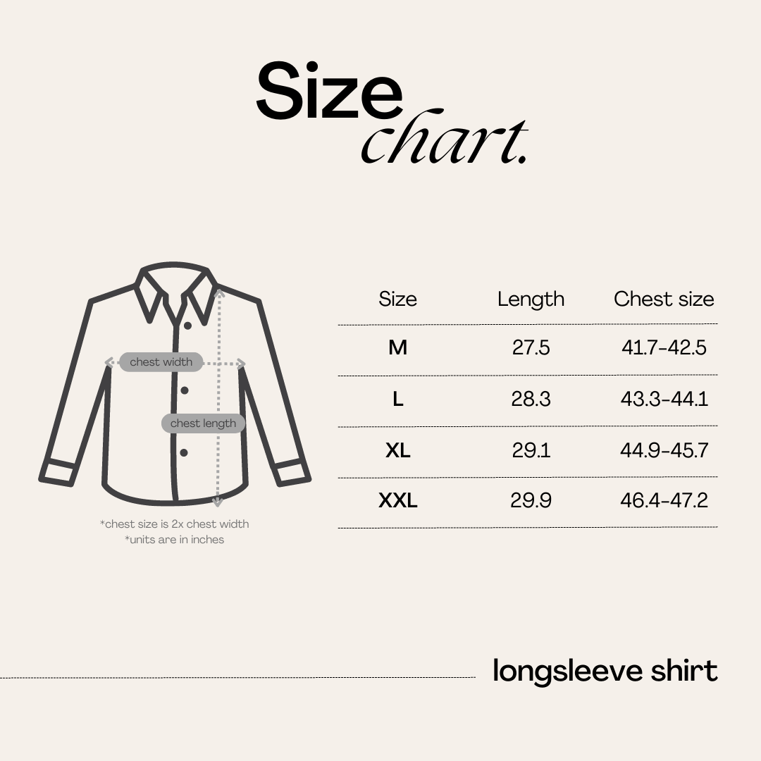 Men's Batik Shirt Black Long Sleeve - Gesing